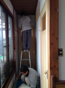 内装リフォーム　蓮田市　木香舎　クロス張替え